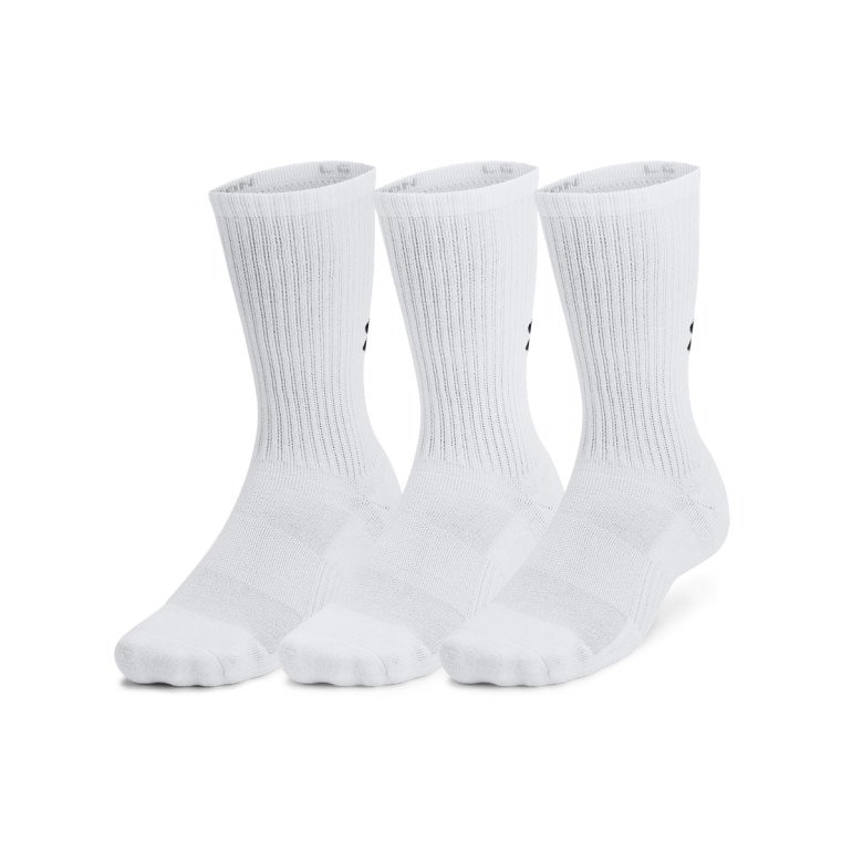 Skarpetki treningowe uniseks (3-pack) Under Armour UA Training Cotton - białe
