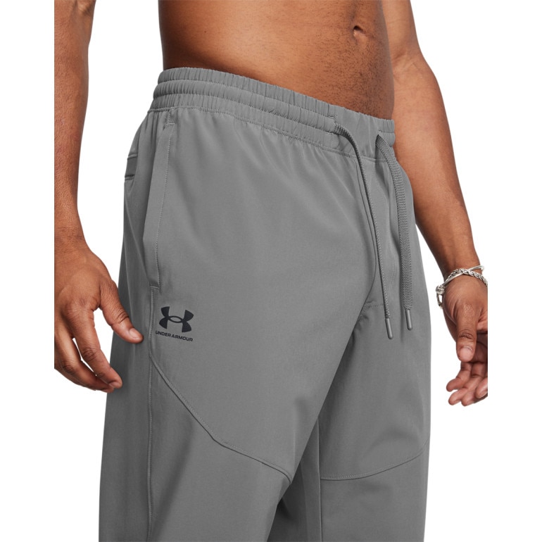 Męskie spodnie treningowe Under Armour UA Vibe Woven Pants - szare