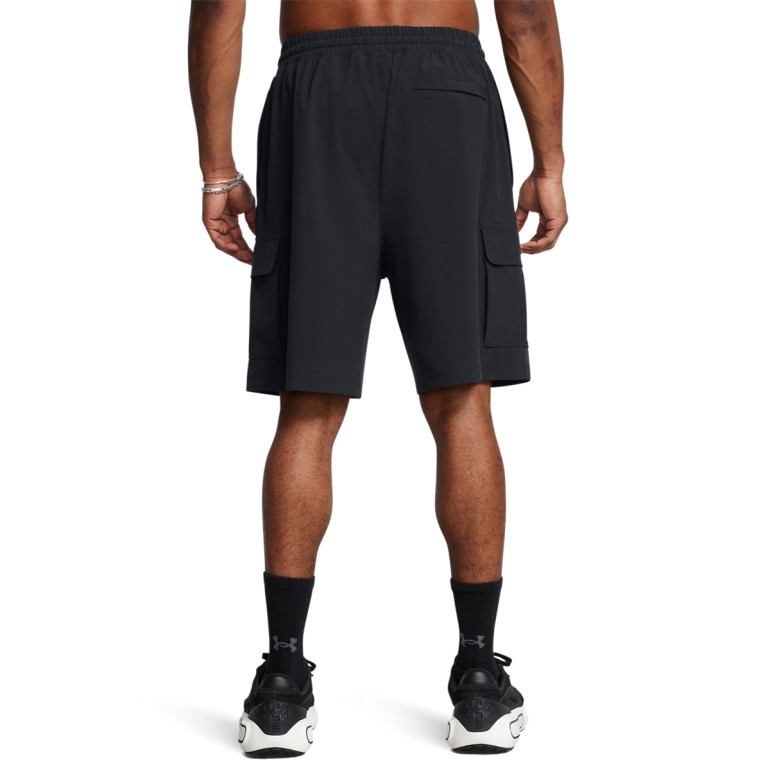 Męskie spodenki cargo Under Armour UA Vibe Woven Cargo Short - czarne