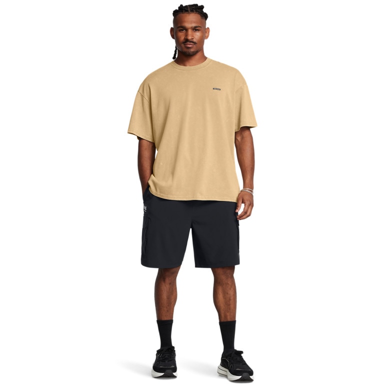 Męskie spodenki cargo Under Armour UA Vibe Woven Cargo Short - czarne