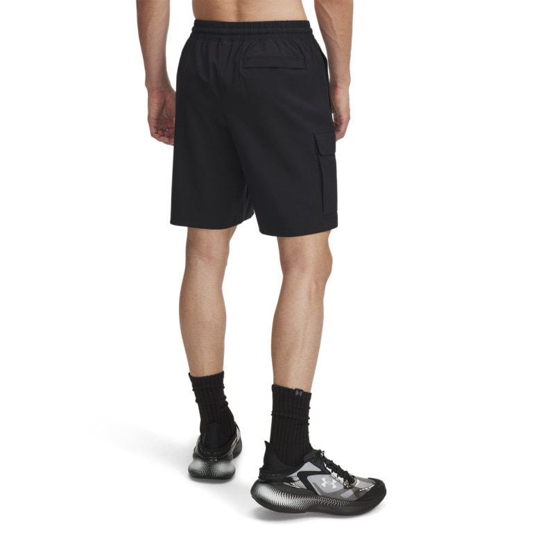 Męskie spodenki cargo Under Armour UA Vibe Woven Cargo Short - czarne