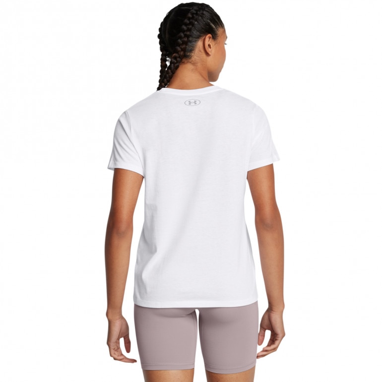 Damski t-shirt z nadrukiem Under Armour UA Big Logo Pack Short Sleeve -biały