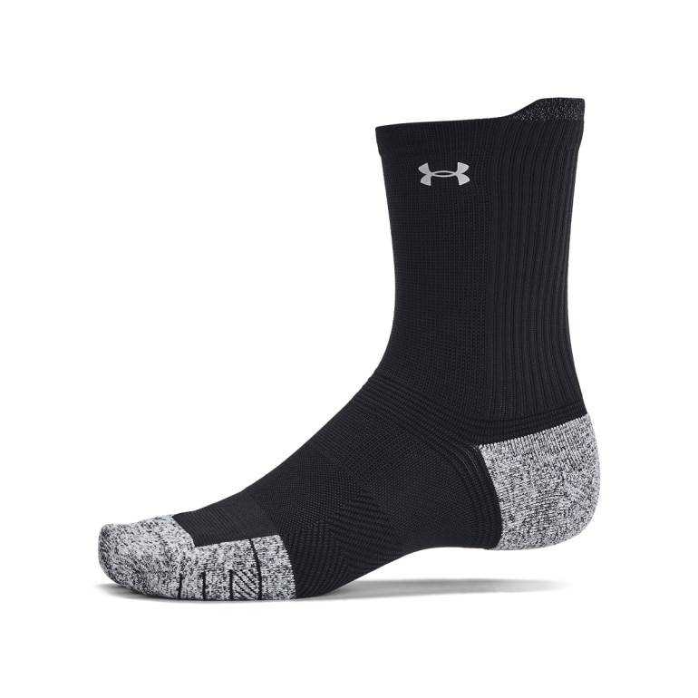 Skarpetki do biegania uniseks (3-pack) Under Armour UA AD Run Cushion 3pk Crew - czarne