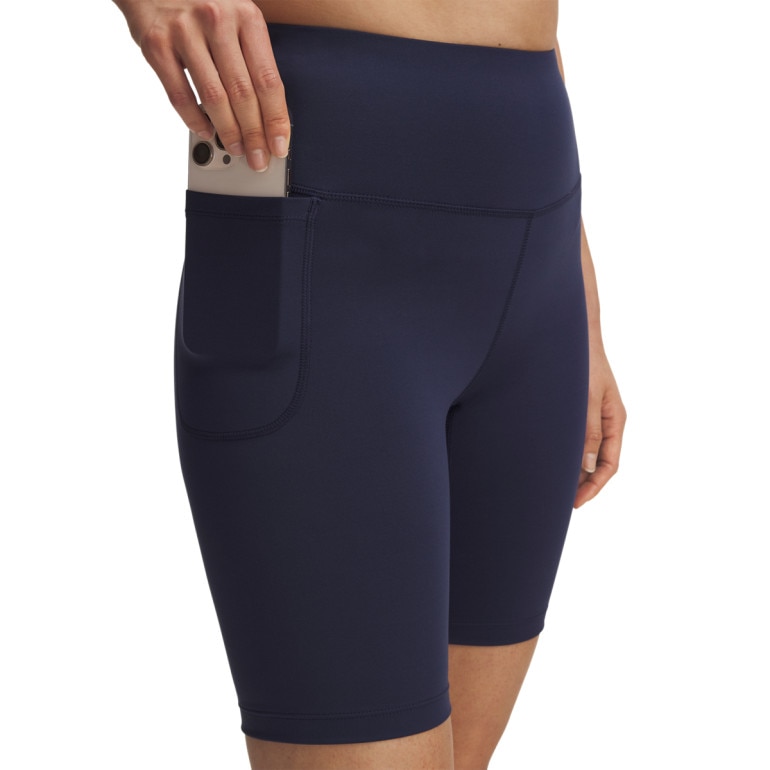 Damskie kolarki treningowe Under Armour Motion Bike Short Emea - granatowe