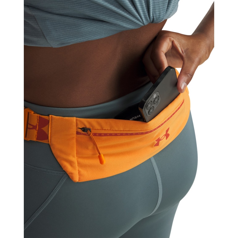 Saszetka na pas do biegania Under Armour UA Velociti Run Belt -pomarańczowa