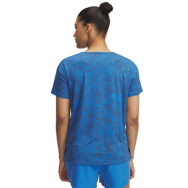 Damska koszulka treningowa Vanish Energy SS 2.0 Print - niebieska