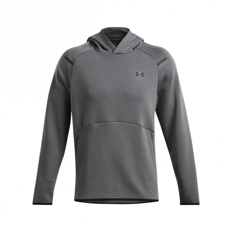 Męska bluza treningowa nierozpinana z kapturem Under Armour UA Unstoppable Flc Hd Eu - szara