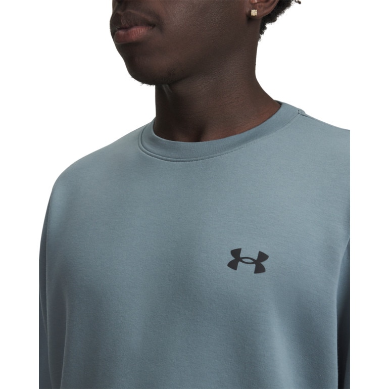 Męska bluza dresowa nierozpinana bez kaptura Under Armour UA Unstoppable Flc Crew Eu - niebieska