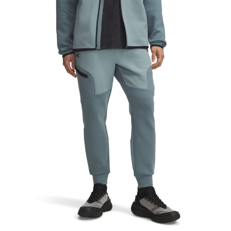 Męskie spodnie treningowe Under Armour UA Unstoppable Flc Jgr Eu - niebieskie