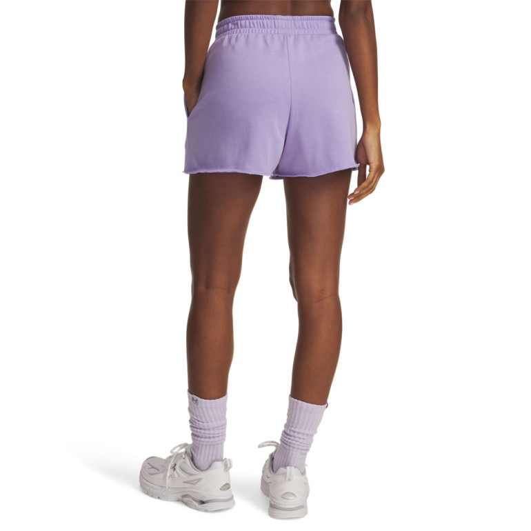 Damskie spodenki dresowe Under Armour UA Rival Terry Short - fioletowe