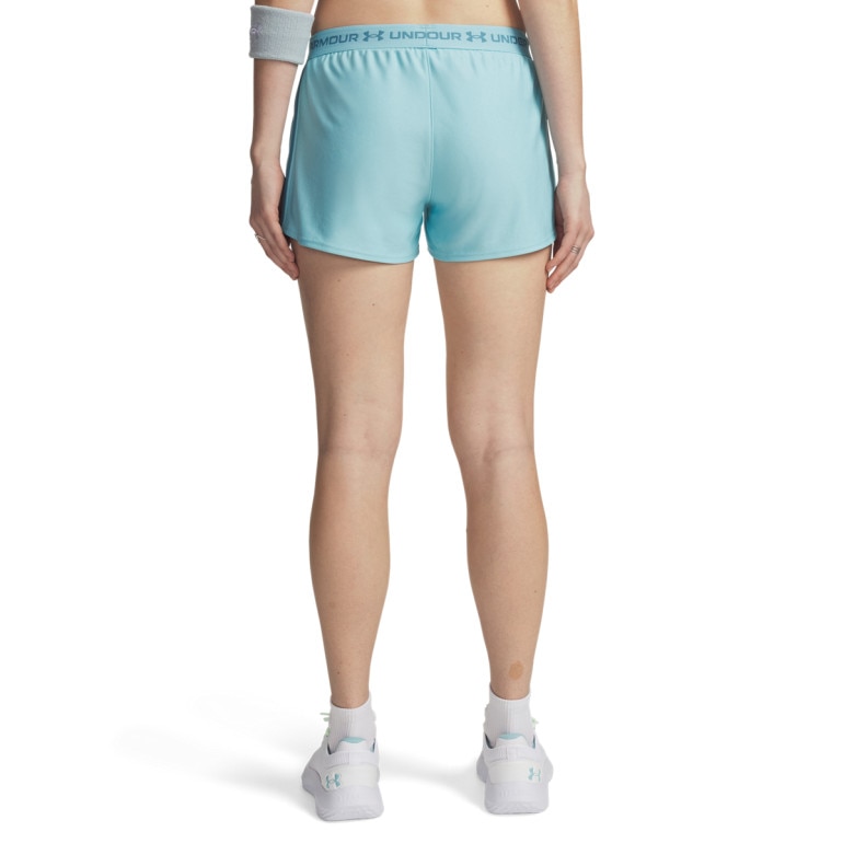 Damskie spodenki treningowe Under Armour Tech Play Up Shorts - niebieskie