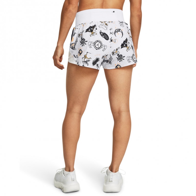 Damskie spodenki do biegania Under Armour UA We Run Fly By Elite Short - białe