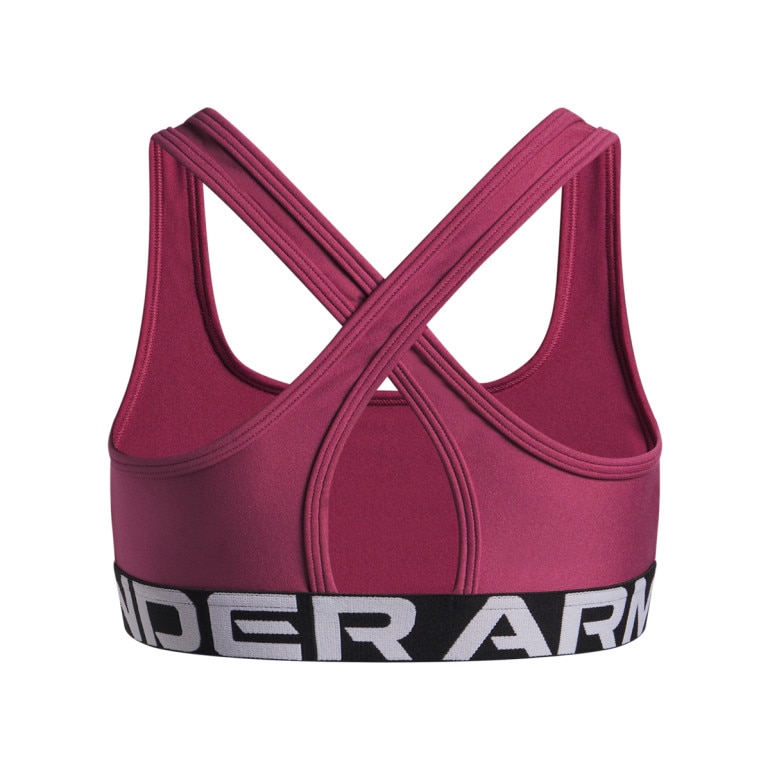 Dziewczęcy biustonosz treningowy Under Armour G Crossback Bra - różowy