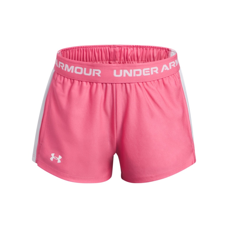 Dziewczęce spodenki treningowe Under Armour G Tech Play Up Short - różowe