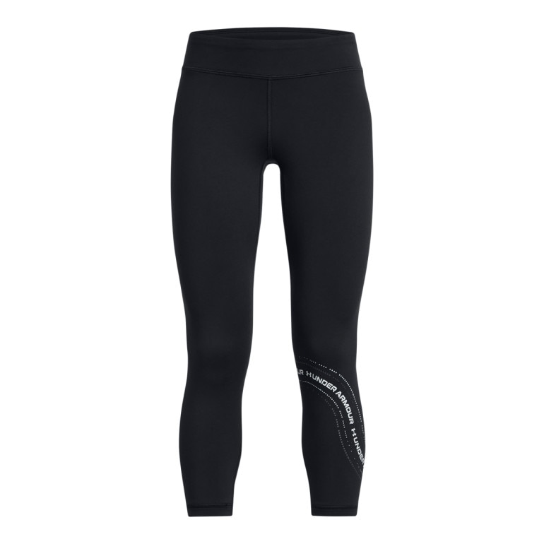 Dziewczęce legginsy treningowe Under Armour G Motion Branded Ankle Leg - czarne