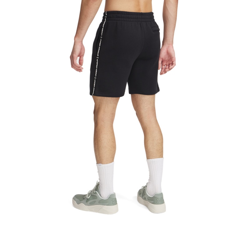 Męskie spodenki dresowe Under Armour UA Icon Fleece Short Taping - czarne