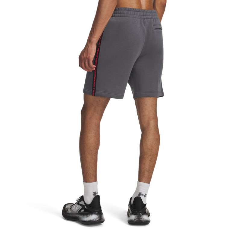 Męskie spodenki dresowe Under Armour UA Icon Fleece Short Taping - szare