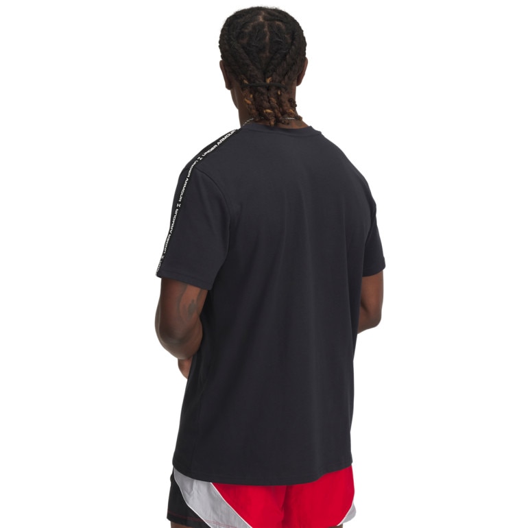 Męski t-shirt Under Armour UA Icon HWT Tee Taping - czarny