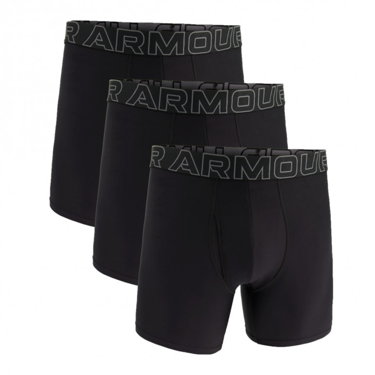 Męska bielizna treningowa (3-pack) Under Armour M UA Perf Tech 6in - czarna