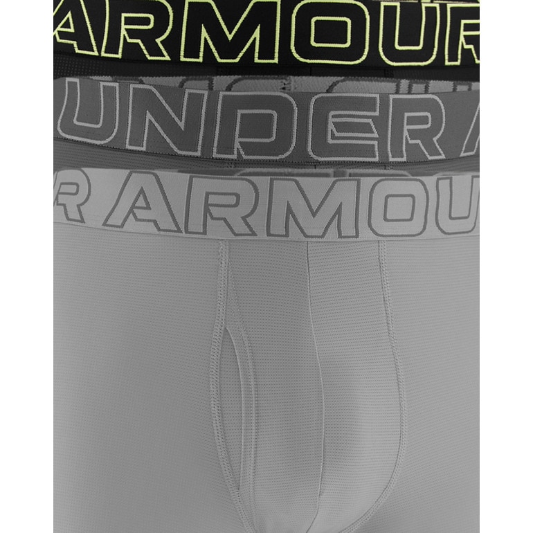 Męska bielizna treningowa (3-pack) Under Armour M UA Perf Tech Mesh 6in - szara