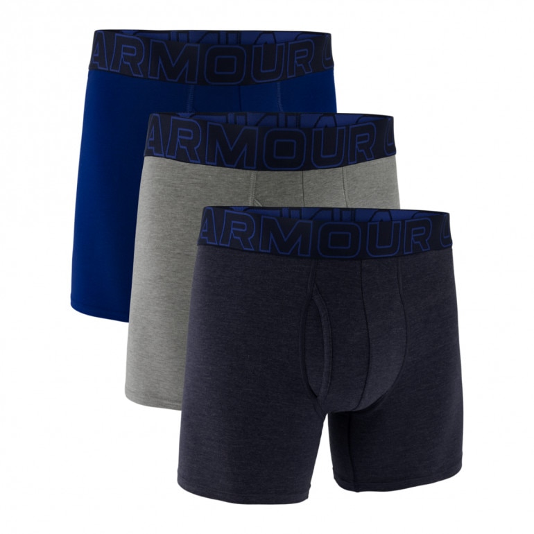 Męska bielizna treningowa (3-pack) Under Armour M UA Perf Cotton 6in - multikolor