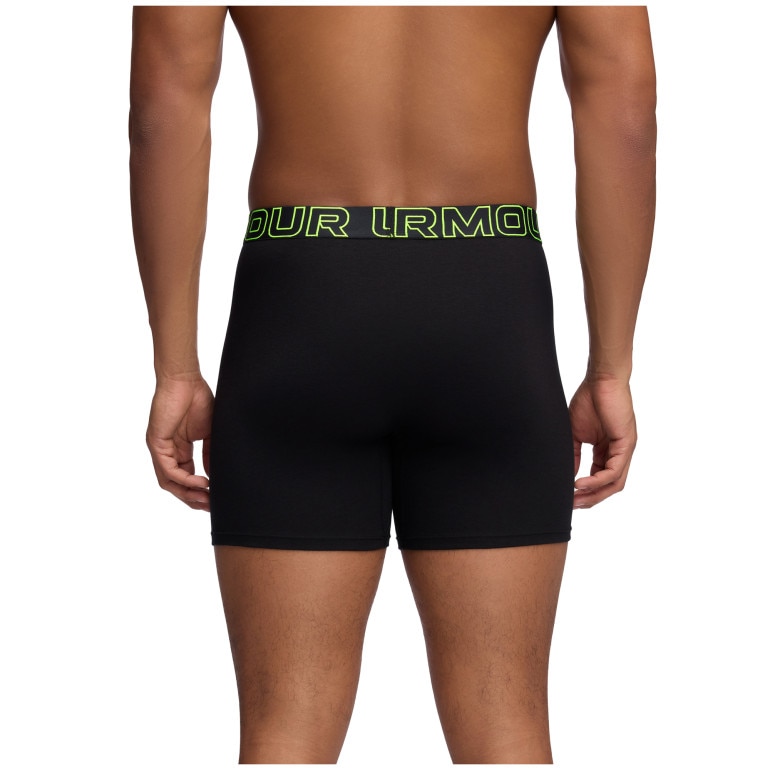Męska bielizna treningowa (3-pack) Under Armour M UA Perf Cotton 6in - multikolor
