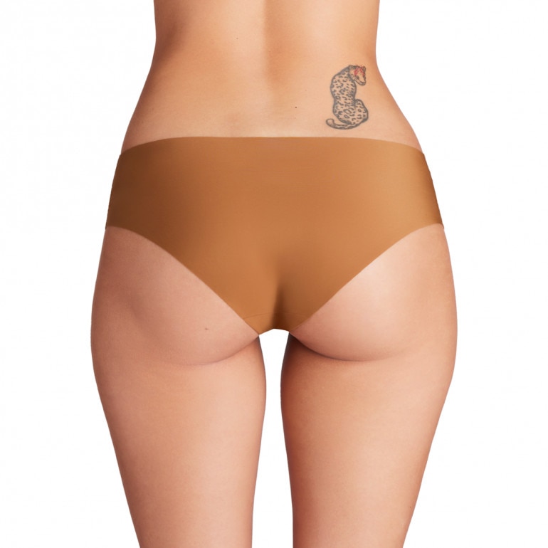 Damska bielizna treningowa (3-pack) Under Armour UA Pure Stretch NS Hip - brązowa