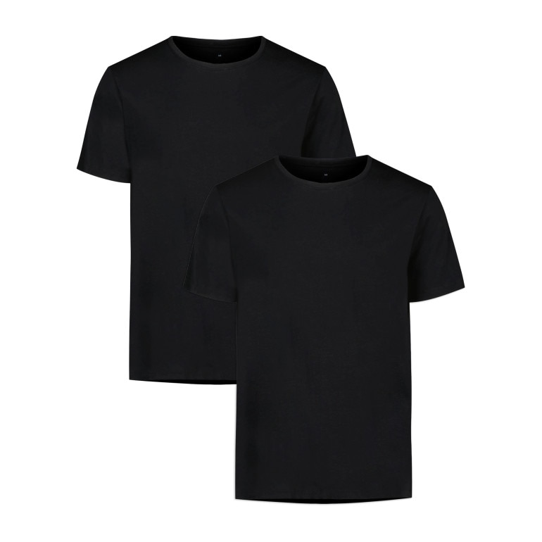 Męski t-shirt bez nadruku (2-pack) Under Armour Performance - czarny