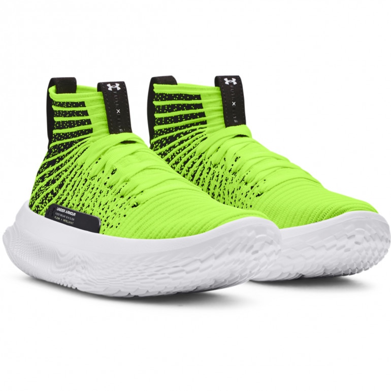 Buty do koszykówki uniseks Under Armour UA Flow Futr X Elite - limonka