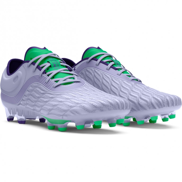 Męskie buty piłkarskie korki lanki Under Armour UA Clone Mag Elite 3.0 FG - fioletowe