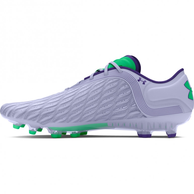 Męskie buty piłkarskie korki lanki Under Armour UA Clone Mag Elite 3.0 FG - fioletowe