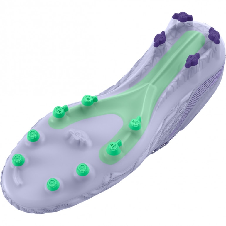 Męskie buty piłkarskie korki lanki Under Armour UA Clone Mag Elite 3.0 FG - fioletowe