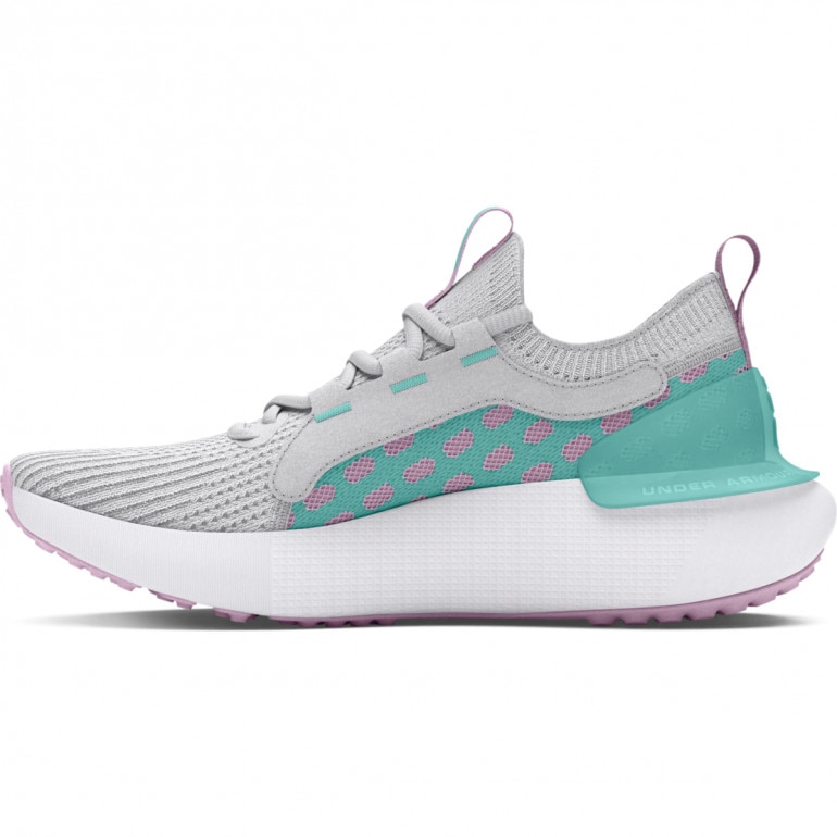 Dziecięce buty do biegania Under Armour UA GS HOVR Phantom 3 SE - szare