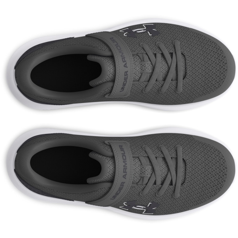 Chłopięce buty do biegania Under Armour UA BPS Surge 4 AC - szare