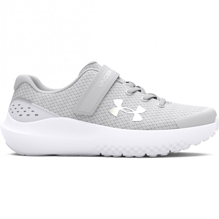 Dziewczęce buty do biegania Under Armour UA GPS Surge 4 AC - szare