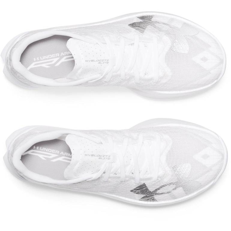 Buty do biegania uniseks Under Armour UA U Velociti Elite 2 - białe