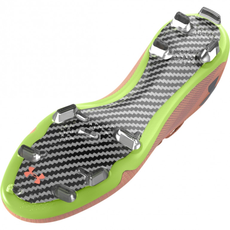 Męskie buty piłkarskie korki lanki Under Armour UA Shadow Elite 2 FG - pomarańczowe