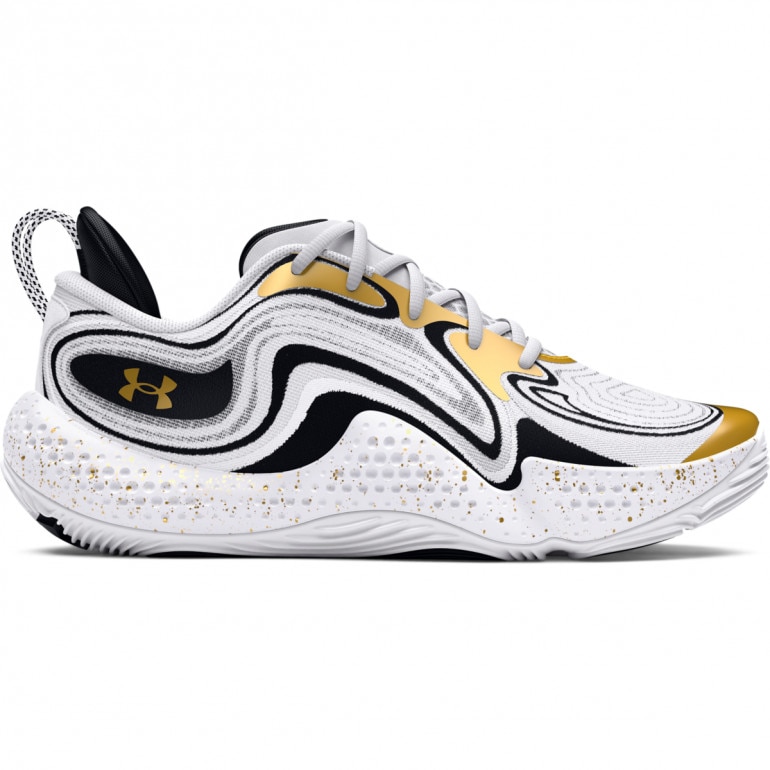 Buty do koszykówki uniseks Under Armour UA Spawn 6 - białe