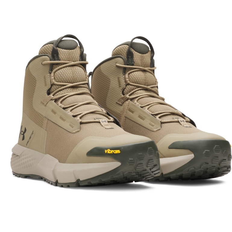 Męskie buty taktyczne Under Armour UA Charged Valsetz Mid - beżowe