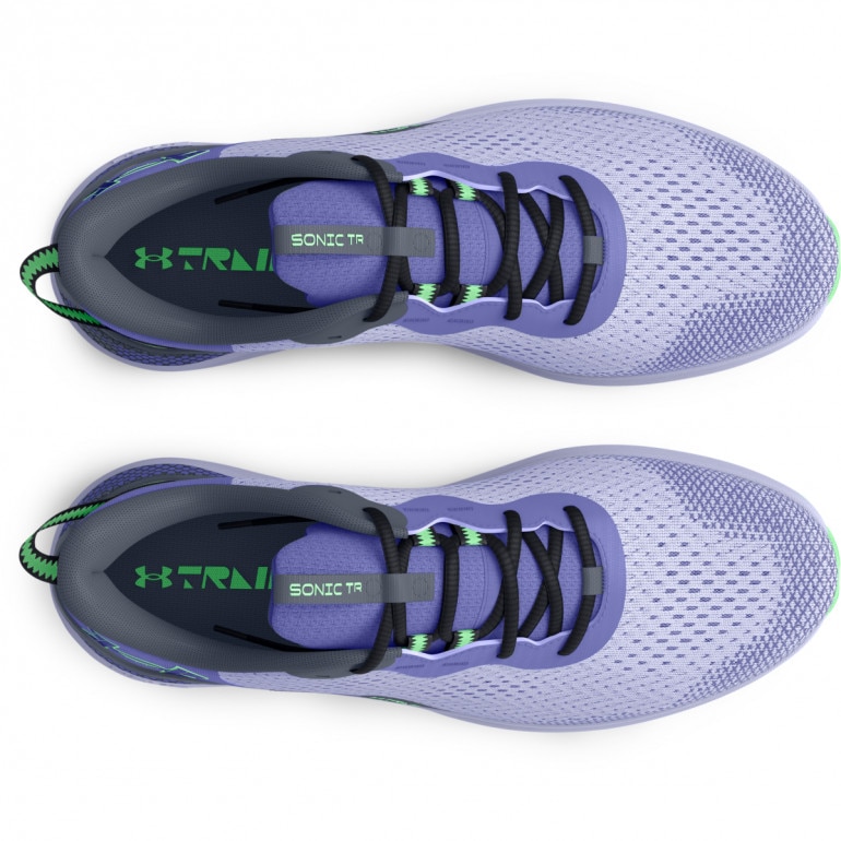 Buty do biegania uniseks Under Armour UA U Sonic Trail - fioletowe