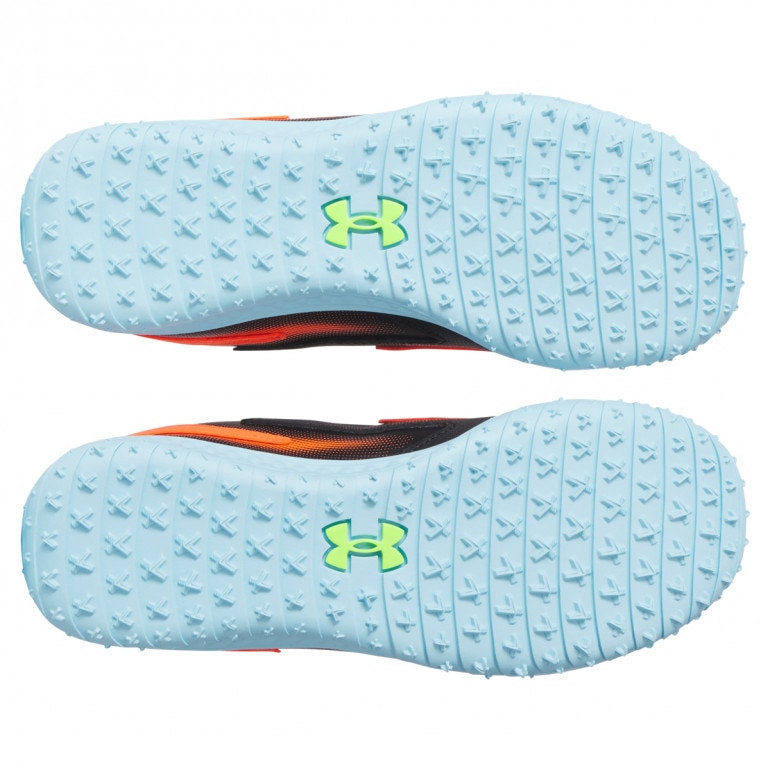 Dziecięce buty do piłki nożnej turfy Under Armour UA U Shadow Turf 3 Junior - czerwone
