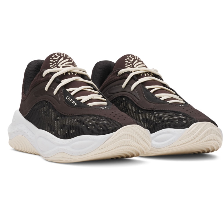 Buty do koszykówki uniseks Under Armour Curry Splash 25 - brązowe