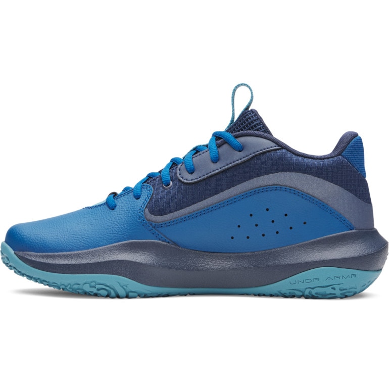 Buty do koszykówki uniseks Under Armour UA Lockdown 7 - niebieskie