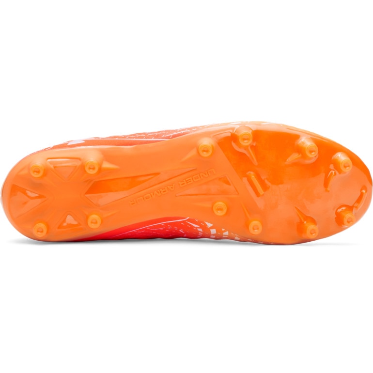 Buty piłkarskie korki uniseks Under Armour UA U Magnetico Select 5 FG - pomarańczowe