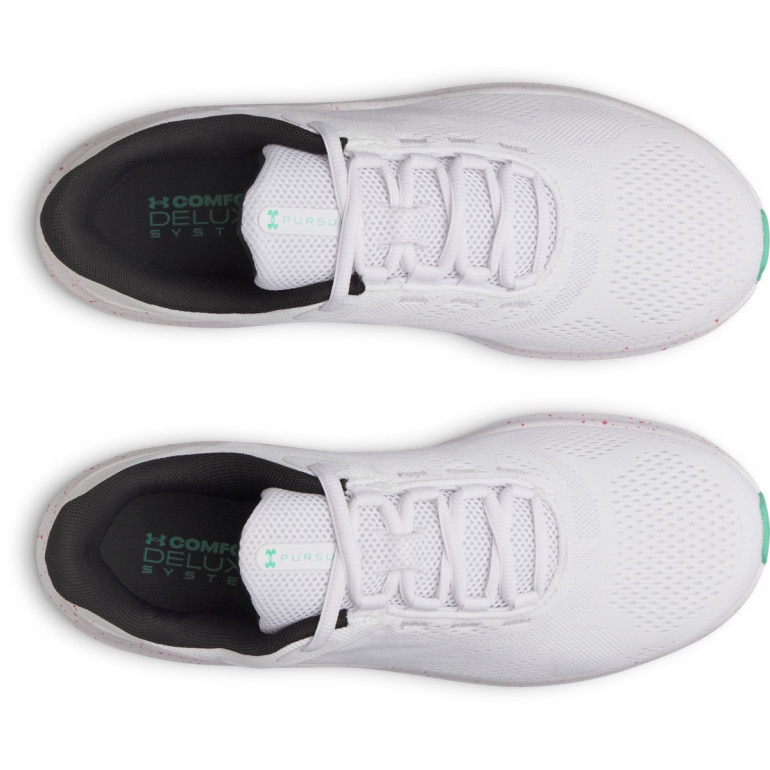 Męskie buty do biegania Under Armour UA Charged Pursuit 4 Big Logo - białe