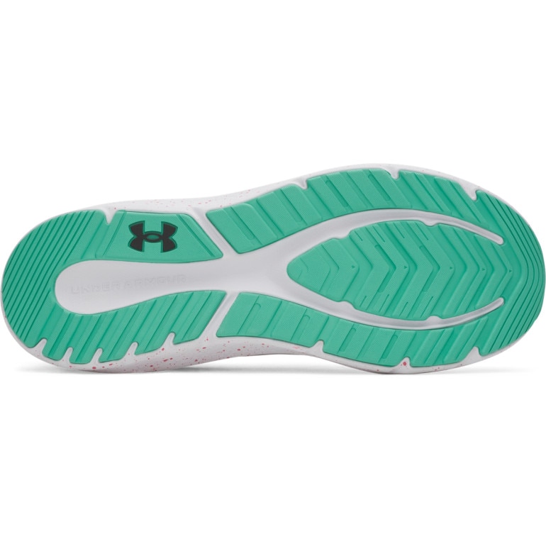 Męskie buty do biegania Under Armour UA Charged Pursuit 4 Big Logo - białe