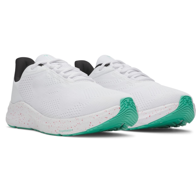 Męskie buty do biegania Under Armour UA Charged Pursuit 4 Big Logo - białe