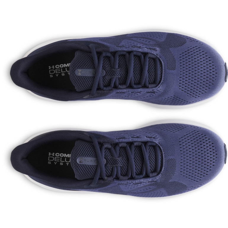 Męskie buty do biegania Under Armour UA Charged Pursuit 4 Big Logo - granatowe