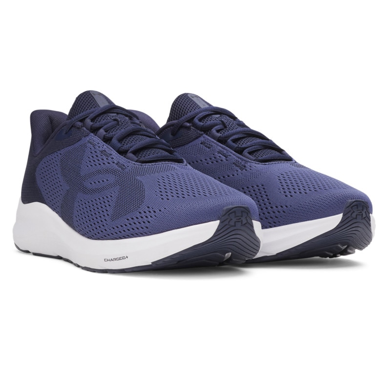 Męskie buty do biegania Under Armour UA Charged Pursuit 4 Big Logo - granatowe