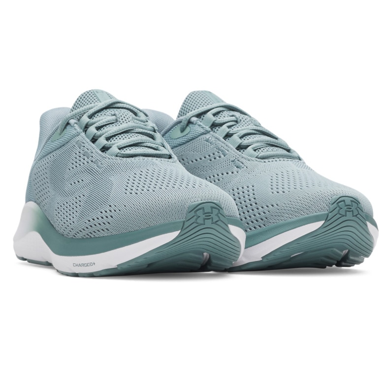 Damskie buty do biegania Under Armour UA W Charged Pursuit 4 Big Logo - niebieskie